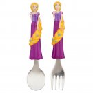 Disney Store Rapunzel Flatware Spoon Fork Tangled Meal Time Magic New