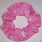 Oklahoma Sooners Pink Fabric Hair Ties Scrunchie Scrunchies by Sherry NCAA
