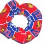 Kansas Jayhawks College Fabric Hair Scrunchie Scrunchies by Sherry NCAA