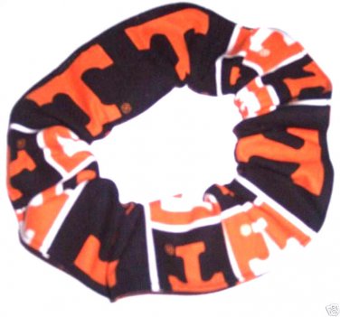 Tennessee Vols Patchwork Fabric Hair Ties Scrunchie Scrunchies by Sherry NCAA