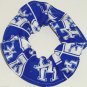 University of Kentucky Patchwork Fabric Hair Ties Scrunchie Scrunchies by Sherry NCAA