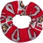 Ohio State Buckeyes Patchwork Fabric Hair Ties Scrunchie Scrunchies by Sherry NCAA