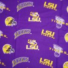 LSU Tigers Purple Fabric hair Scrunchie Scrunchies by Sherry NCAA