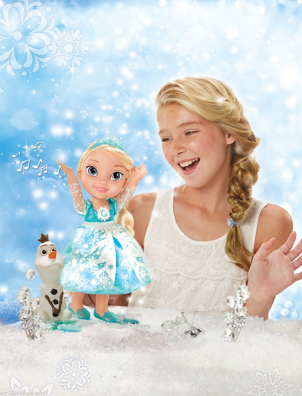 disney frozen 2 talk and glow remote control olaf with elsa doll