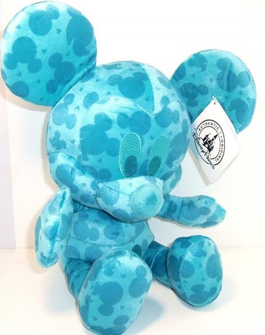 Disney Mickey Mouse Icon Plush Toy 10'' Seated Bendable Legs Arms Theme Parks
