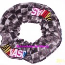 NASCAR Logo Fabric Hair Tie Scrunchie Scrunchies by Sherry