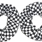 Checkered Flag Racing NASCAR Fabric Mini Hair Scrunchie Scrunchies by Sherry Set of 2 Checkered Flag Racing NASCAR Fabric Mini Hair Scrunchie Scrunchies by Sherry Set of 2