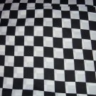 Big Checkered Flag Racing NASCAR Fabric Hair Scrunchie Scrunchies by Sherry