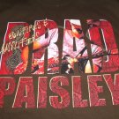 Brad Paisley Bonfires Amplifierst T-Shirt Concert Tour Tee Shirt Size Large 2007 Brad Paisley Bonfires Amplifierst T-Shirt Concert Tour Tee Shirt Size Large 2007