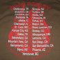 Brad Paisley Bonfires Amplifierst T-Shirt Concert Tour Tee Shirt Size Large 2007