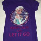 Disney Frozen Elsa Let it Go T-Shirt Shirt Purple Girls Size 7-8 Disney Frozen Elsa Let it Go T-Shirt Shirt Purple Girls Size 7-8