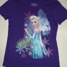 Disney Frozen Elsa Snow Queen T-Shirt Shirt Purple Girls Size 14-16 Disney Frozen Elsa Snow Queen T-Shirt Shirt Purple Girls Size 14-16