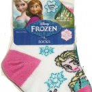 Disney Frozen Elsa White Socks Sock Size 5-6.5