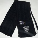 Las Vegas Raiders NFL Scarf Pockets Knit Fleece Football Winter Headwear