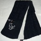 Houston Texans NFL Scarf Pockets Knit Fleece Football Winter Headwear
