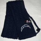 Los Angeles Charges NFL Scarf Pockets Knit Fleece Football Winter Headwear