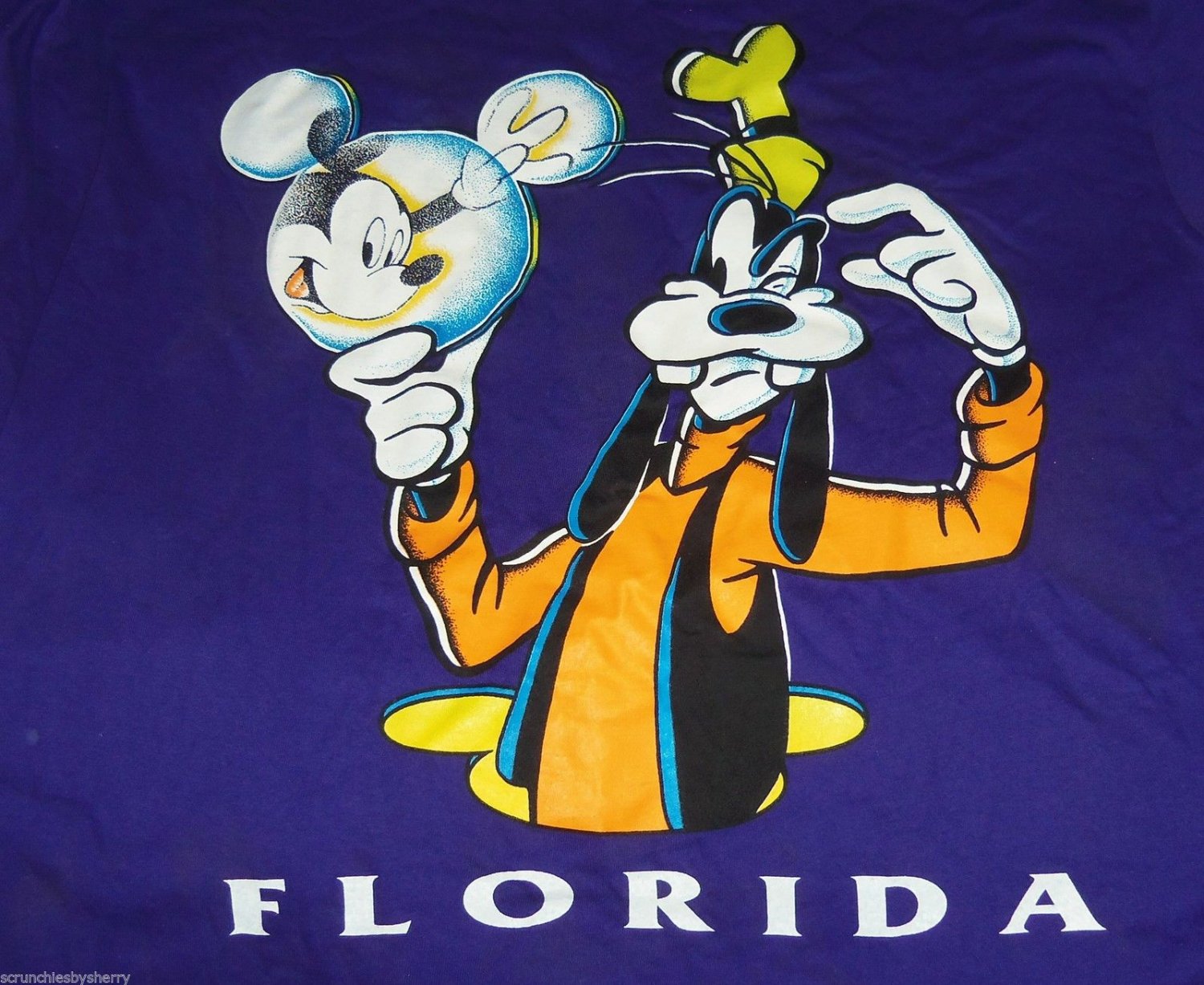 Disney T-Shirt Mickey Unlimited Goofy Mouse Orlando Florida Purple Vintage Size XL