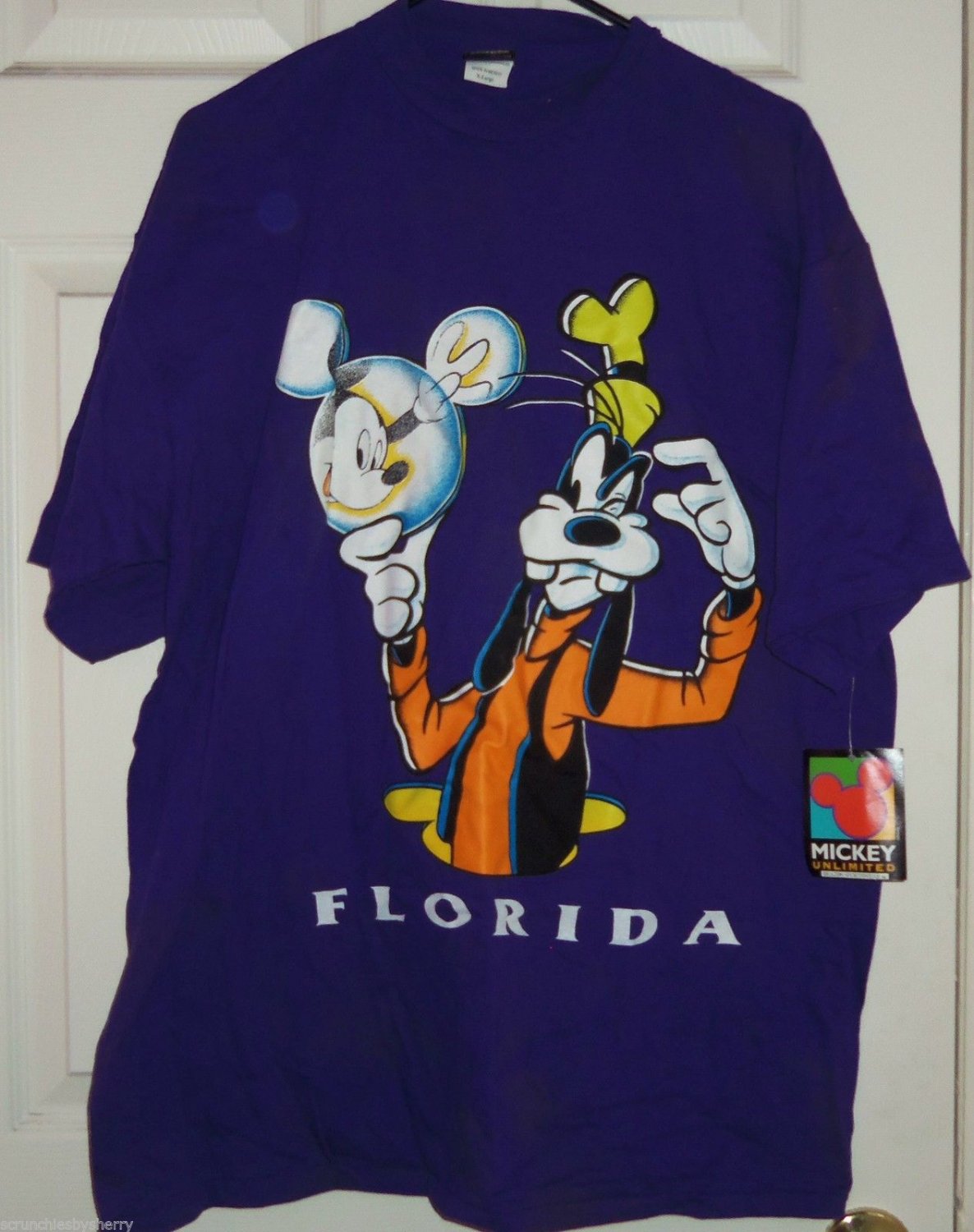 Disney T-Shirt Mickey Unlimited Goofy Mouse Orlando Florida Purple ...