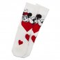 Disney Store Minnie and Mickey Mouse Socks Ladies Shoe Sizes 5-10 Red White
