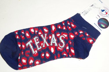 Texas Rangers Short Socks Ladies Mens MLB Baseball