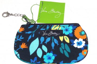 Vera Bradley Clip Zip ID Midnight Blues New