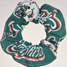 Miami Dolphins Football New Teal Fabric Hair Scrunchie Scrunchies NFL