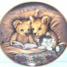 Teddy Bear Collector Plate Bedtime Story Sue Willis Franklin Mint COA