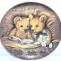Teddy Bear Collector Plate Bedtime Story Sue Willis Franklin Mint COA