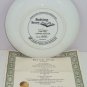 Teddy Bear Collector Plate Bedtime Story Sue Willis Franklin Mint COA