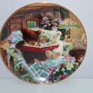 Teddy Bear Story Time Collector Plate Franklin Mint COA Teddy Bear Museum