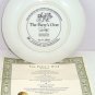 Teddy Bear Collector Plate The Party's Over Sue Willis Franklin Mint COA Retired