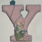 Disney Classic Winnie the Pooh Tigger Piglet Wall Letter Alphabet Y