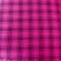 Pink Black Plaid Fabric Hair Scrunchie Scrunchies by Sherry