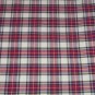 Red White Blue Plaid Fabric Hair Scrunchie Scrunchies by Sherry