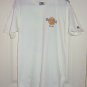 Hard Rock Cafe T-Shirt San Juan 1990s White Tee Guitar Palm Trees City Boat L