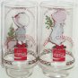 Holly Hobbie Coke Glasses American Greetings Limited Edition Vintage Lot of 2