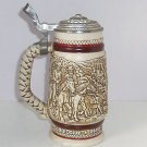 Avon Cowboy Cattle Drive Stage Coach Horse Beer Stein Uniforms Vintage LE 1980 Avon Cowboy Cattle Drive Stage Coach Horse Beer Stein Uniforms Vintage LE 1980