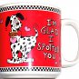 Dalmatians Coffee Mug Dog I'm Glad I Spotted You Red