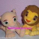 Disney Lion King Simba Plush Toys Bean Bag Stuffed Animals Lot of 2 Disney Lion King Simba Plush Toys Bean Bag Stuffed Animals Lot of 2