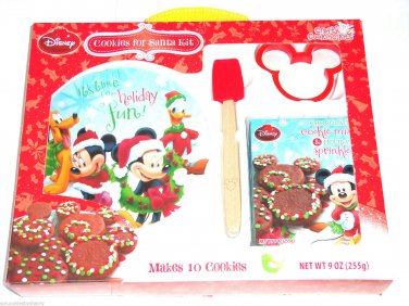 Disney Mickey Minnie Donald Pluto Plate Cookie Cutter Spatula Cookies for Santa