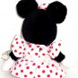 Disney Minnie Mouse Plush Toy applause White Dress with Red Polka Dots