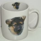 German Shepherd Coffee Mug Dog Cup Story on Back