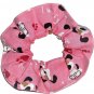 I Woof You Pink Hearts Dog Fabric Hair Ties Scrunchie Scrunchies by Sherry