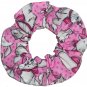Disney Marie Pink White Fabric hair Scurnchie Scrunchies by Sherry