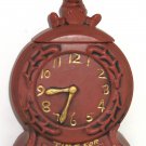 McCoy Time For Cookies Cookie Jar Brown Clock Mouse Vintage
