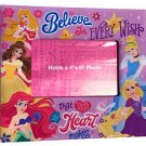 Pink Disney Princesses "Believe in Every Wish That Your Heart Makes" Photo Frame