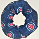 Chicago Cubs Blue Mini Print Fabric Hair Scrunchie Scrunchies by Sherry MLB Baseball Chicago Cubs Blue Mini Print Fabric Hair Scrunchie Scrunchies by Sherry MLB Baseball