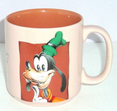 Disney Goofy Coffee Mug Tan Brown Tea Soup Hot Coca Cup