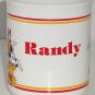 Walt Disney Productions Mickey Donald Pluto Goofy Coffee Mug Vintage RANDY Cup
