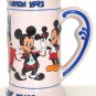 Walt Disney World Stein Mickey Through The Years 1st Disneyana Convention 1992